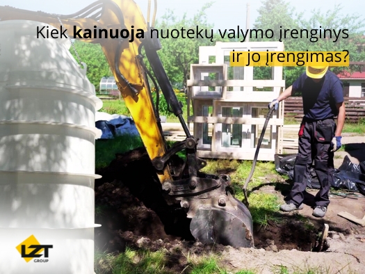 Nuotekų valymo įrenginių montavimo darbai