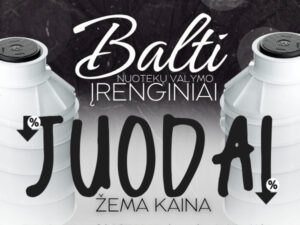 Balti biologiniai nuotekų valymo įrenginiai už juodai žemą kainą – riboto laiko pasiūlymas su išskirtine nuolaida
